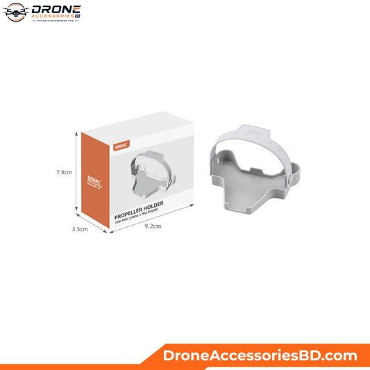 BRDRC Propeller Holder Bundler for Mini 3 / 3 Pro — Grey & Orange