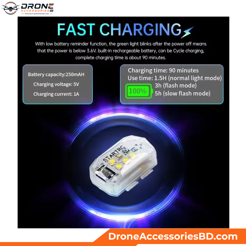 Universal LED Strobe Light for DJI Drone