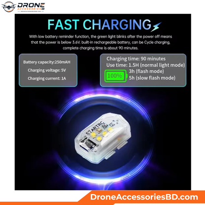 Universal LED Strobe Light for DJI Drone