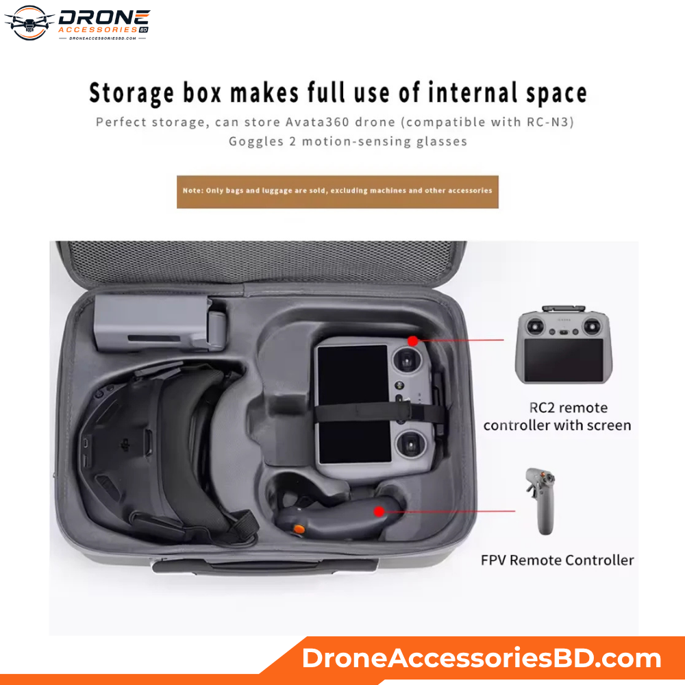 DJI Avata 360 Travel Bag with Accessory Storage
