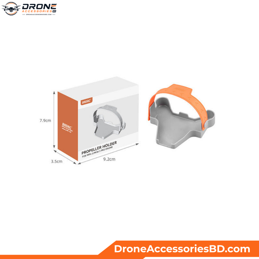 BRDRC Propeller Holder Bundler for Mini 3 / 3 Pro — Grey & Orange