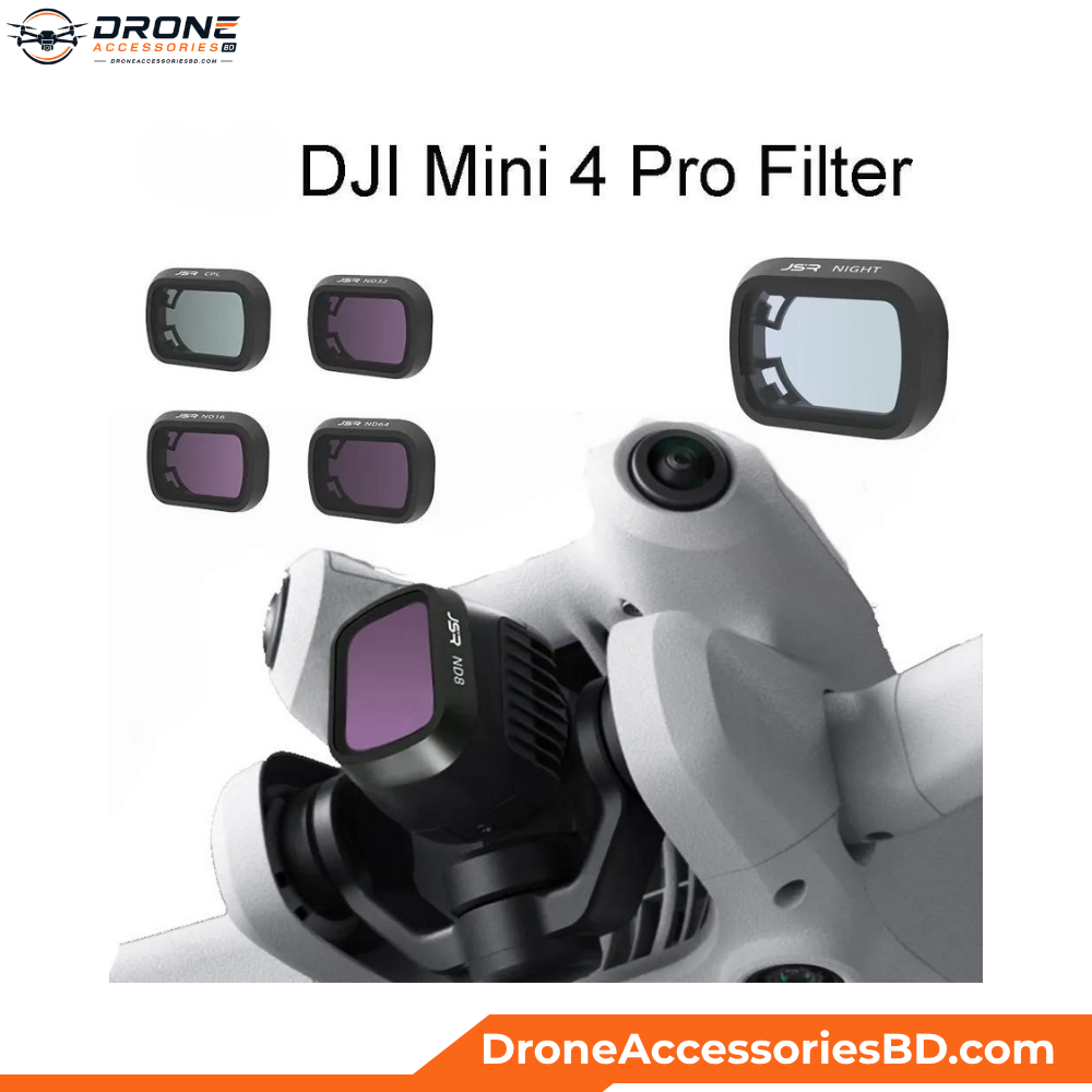 JSR ND Filter Set for Mini 4 Pro — CPL, ND16, ND32, ND64