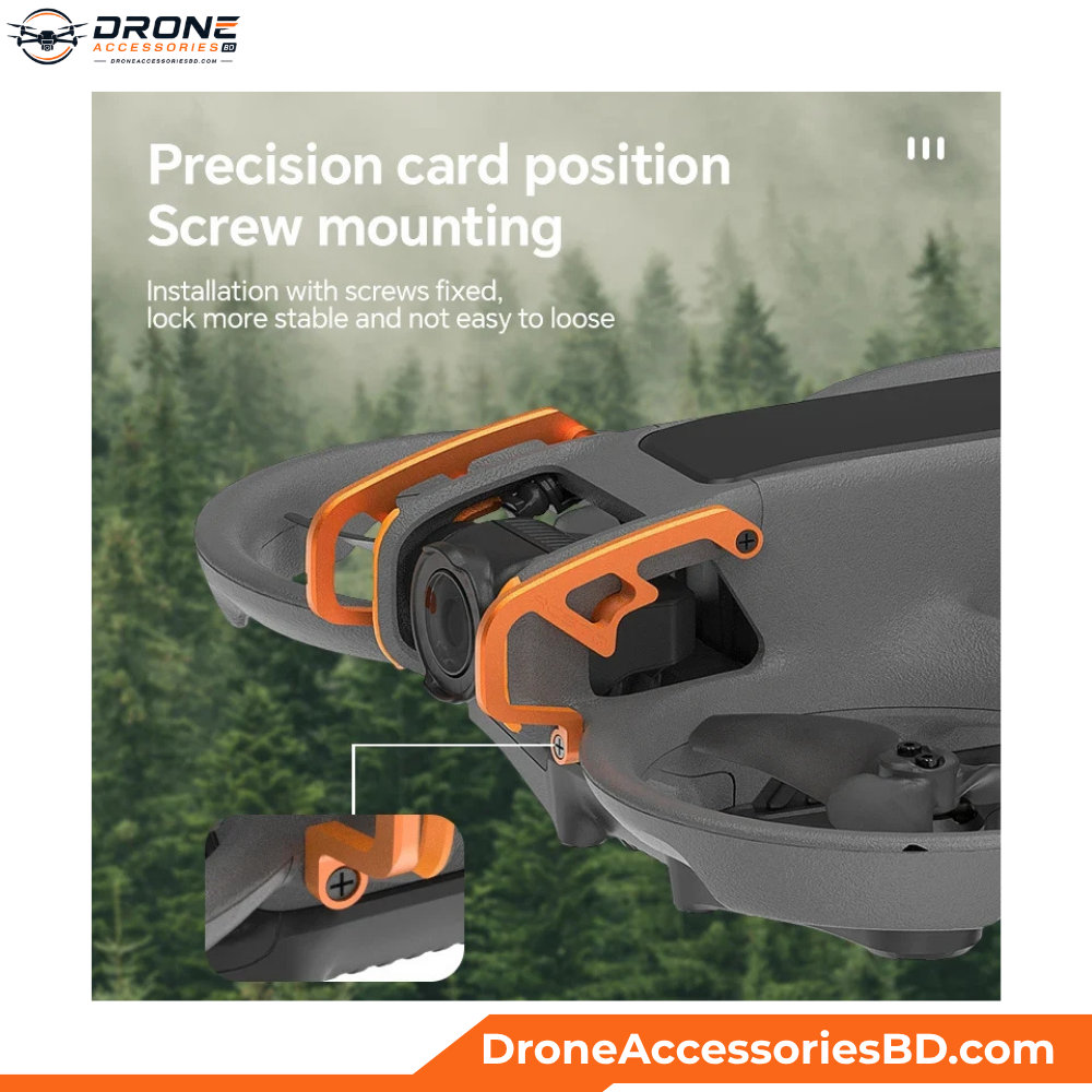 DJI Avata 2 Aluminum Bumper Protector Installed