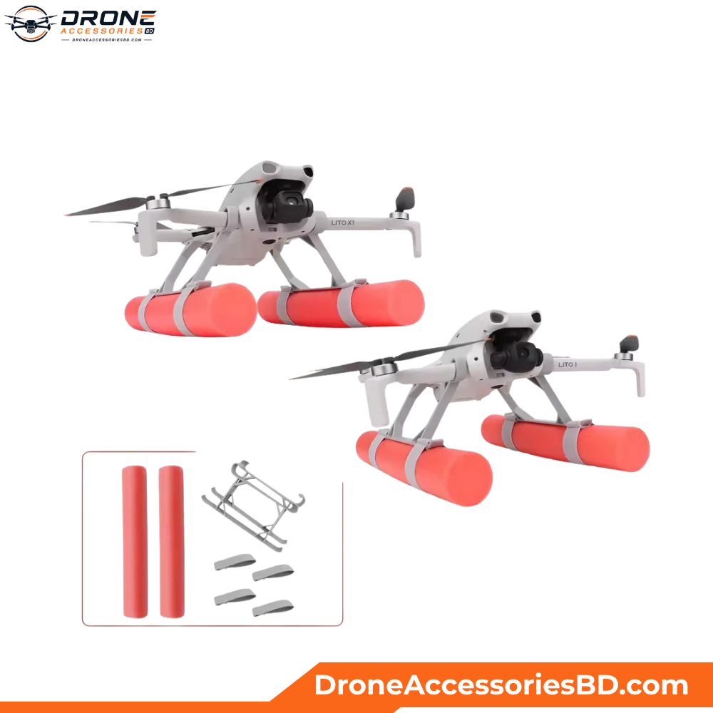 Water Landing Gear Installed on DJI Lito 1/X1 Drone